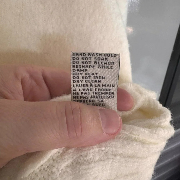 NWT Jessica brand from Sears ladies size large ivory color cardigan with sequins - Picture 5 of 5